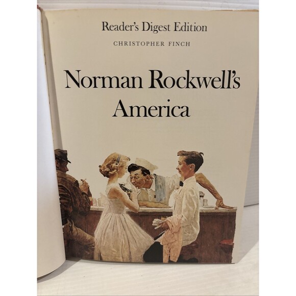 1976 Readers Digest Edition "Norman Rockwell's America" Large Hardcover Book - Picture 3 of 5